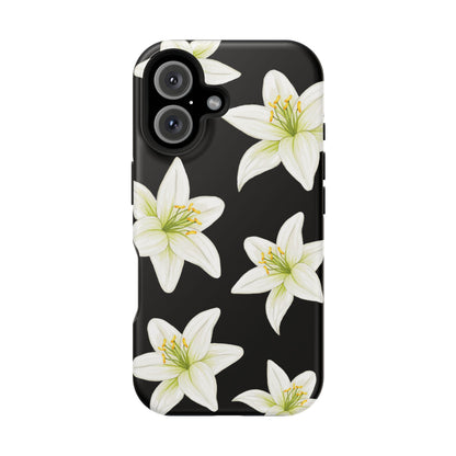 Black Tiger Lily iPhone Case