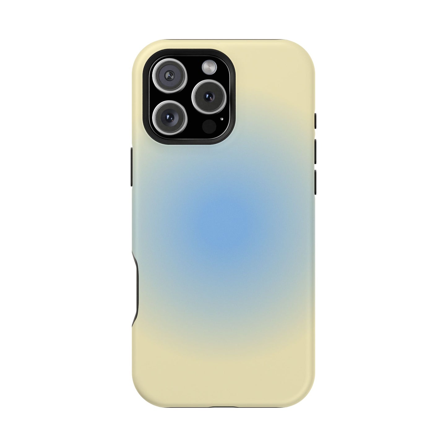 Blue & Yellow Aura iPhone Case