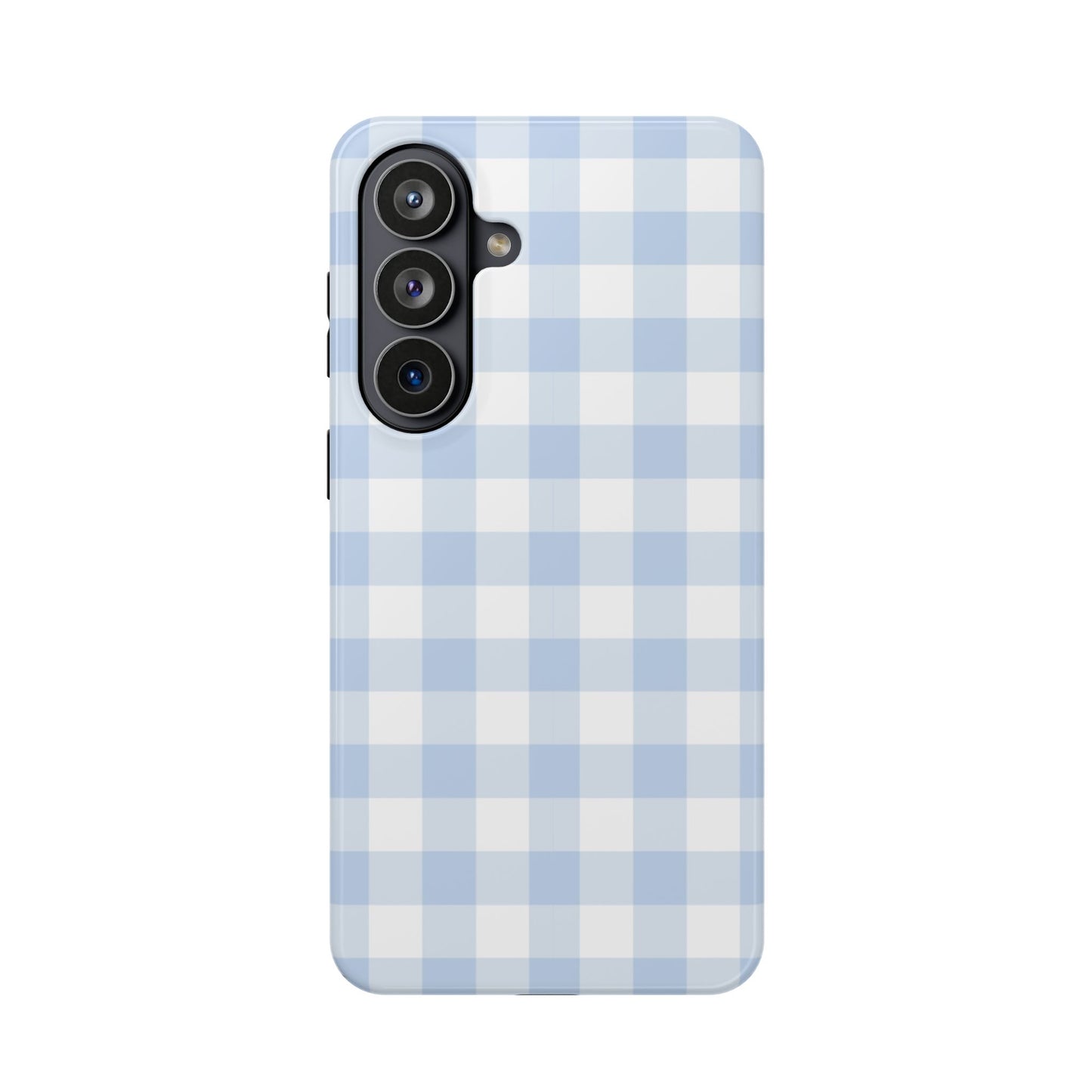 Blue Gingham Samsung Case
