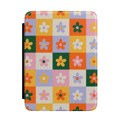 Patchwork Flowers Kindle Case
