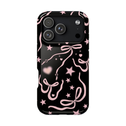 Black Cosmic Bows iPhone Case from Stella Cases