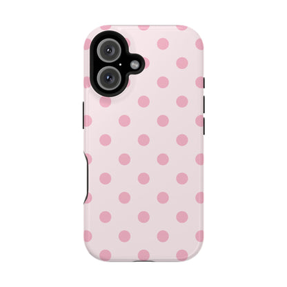 Pink Sprinkles Polka Dots iPhone Case
