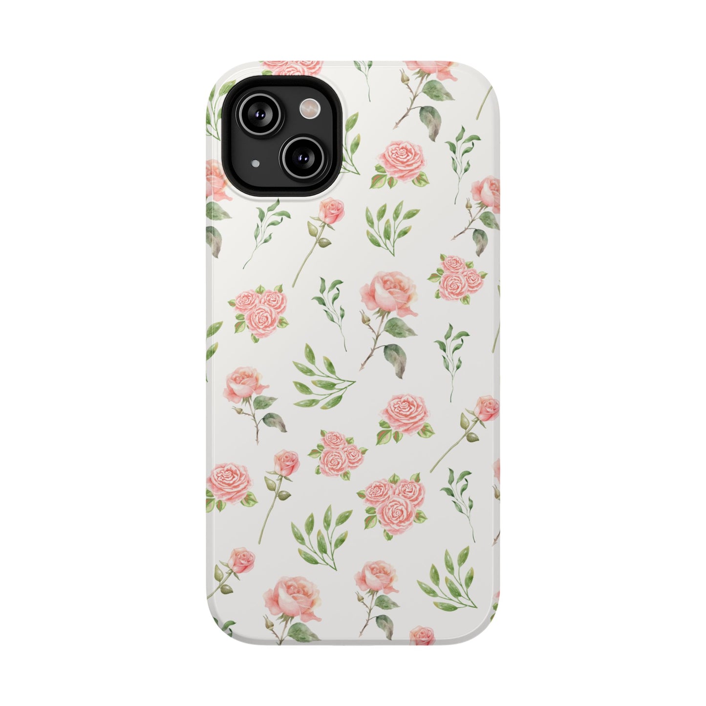 Pink Vintage Roses iPhone Case