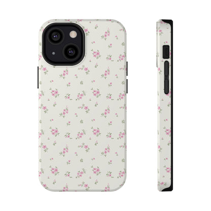 Blush Ditsy Flowers iPhone Case