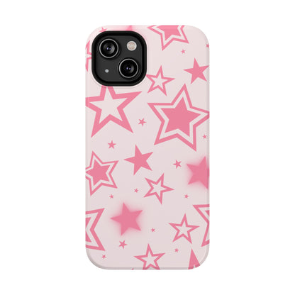 Hot Pink Stardust iPhone Case
