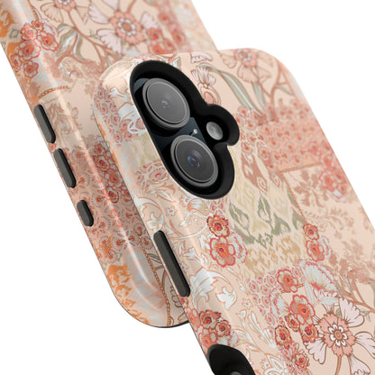 Peachy Paisley iPhone Case