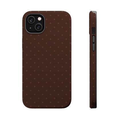 Mocha Mini Dots iPhone Case