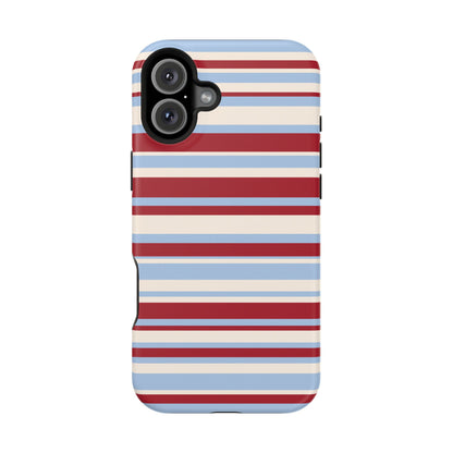Cherry Soda Stripes iPhone Case