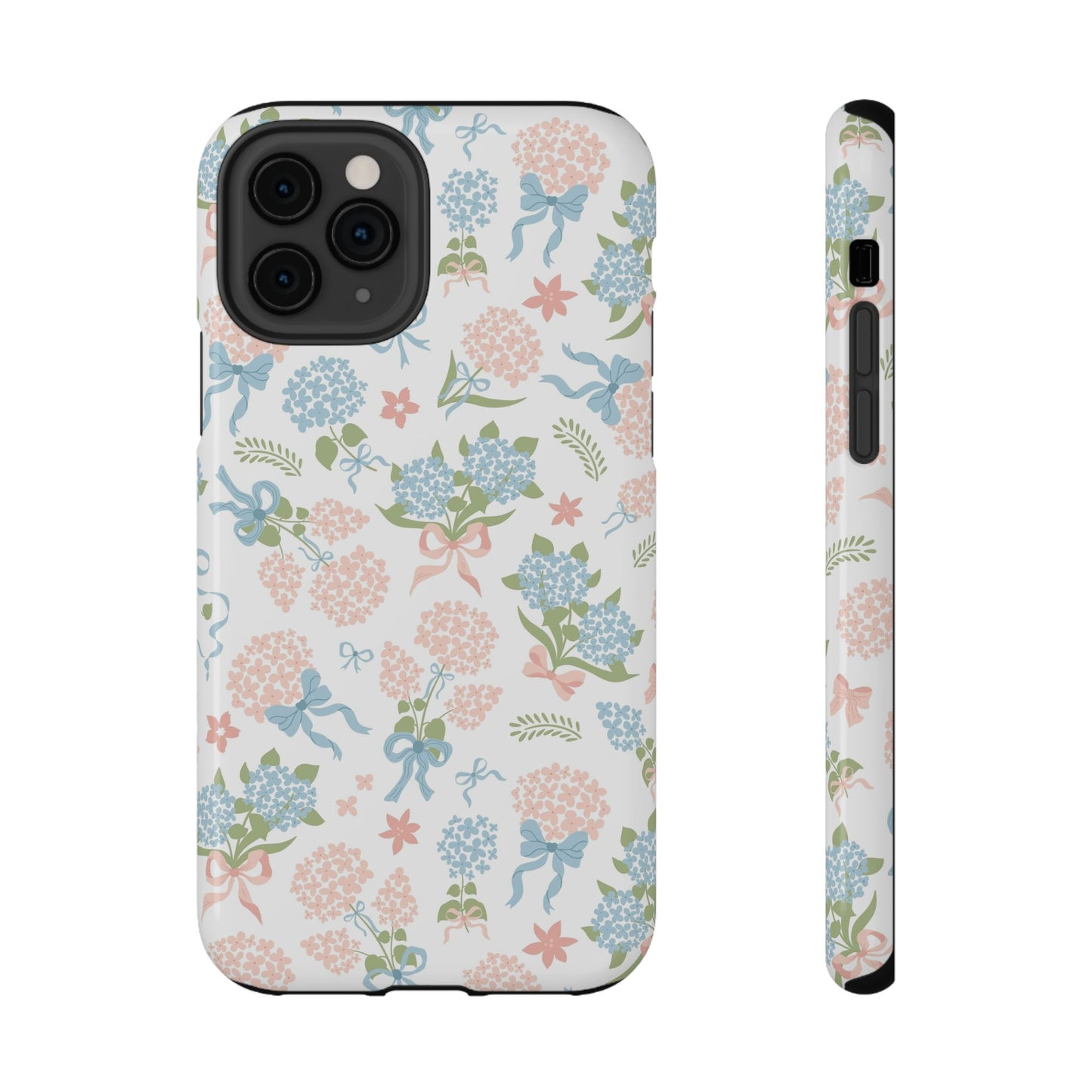 Hydrangea Bows iPhone Case