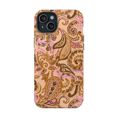 Honey Rose Paisley iPhone Case