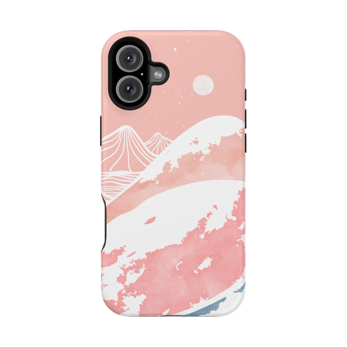 Pink Winter Night iPhone Case