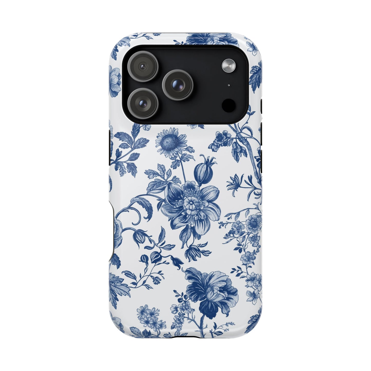 French Navy Toile iPhone Case