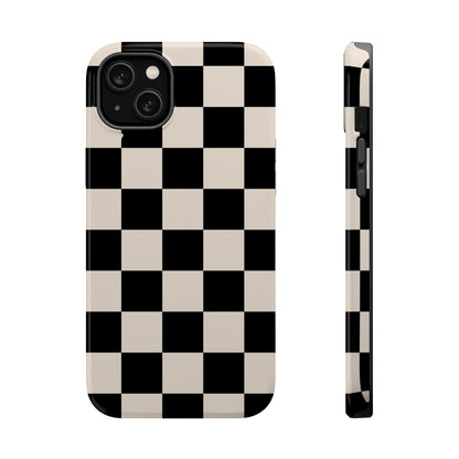 Espresso Checkered iPhone Case