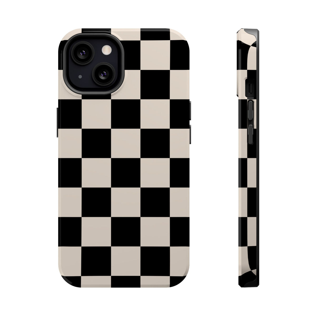 Espresso Checkered iPhone Case