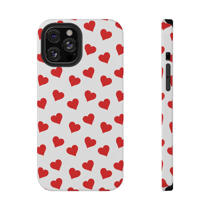 Red Heart Mania iPhone Case