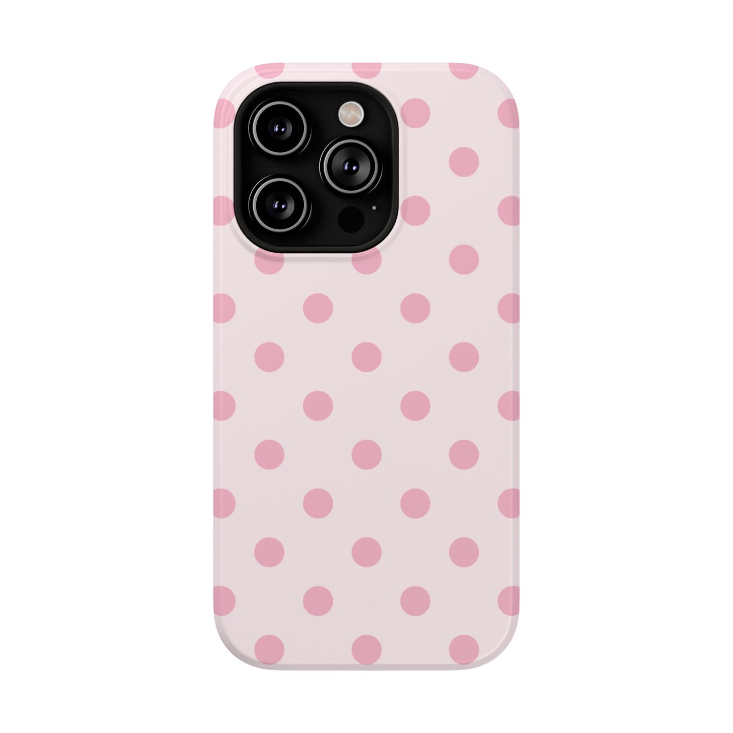 Pink Sprinkles Polka Dots iPhone Case