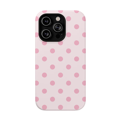 Pink Sprinkles Polka Dots iPhone Case