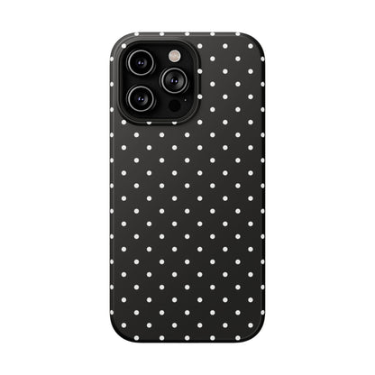 White Mini Dots iPhone Case