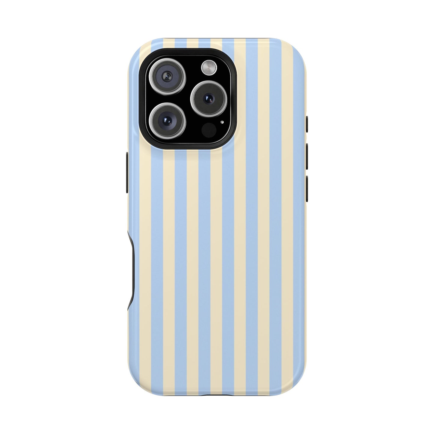Lemon Sky Stripes iPhone Case
