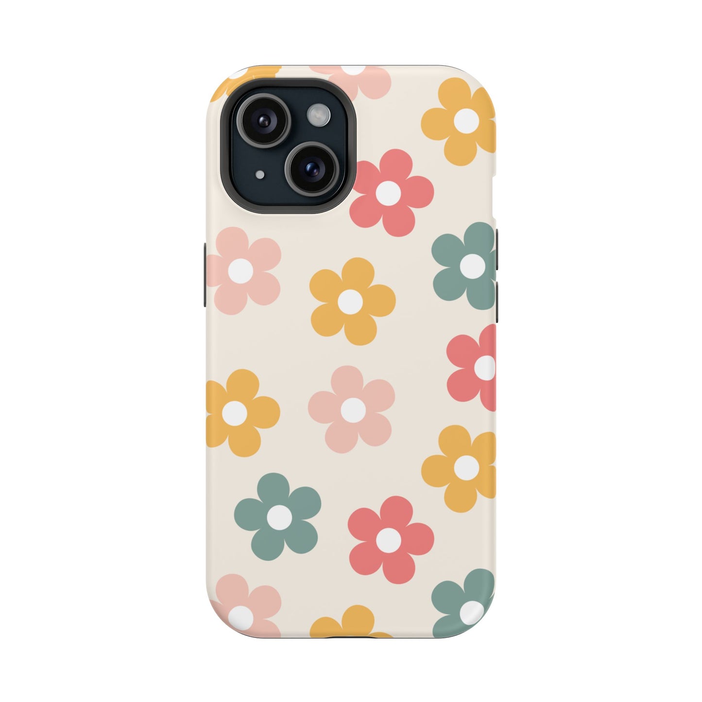 Boho Retro Flowers iPhone Case