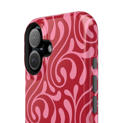 Cherry Paisley iPhone Case