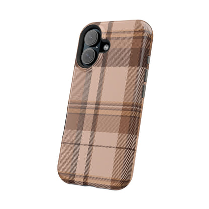 Toffee Plaid iPhone Case