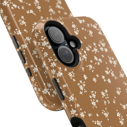 Toffee Ditsy Floral iPhone Case
