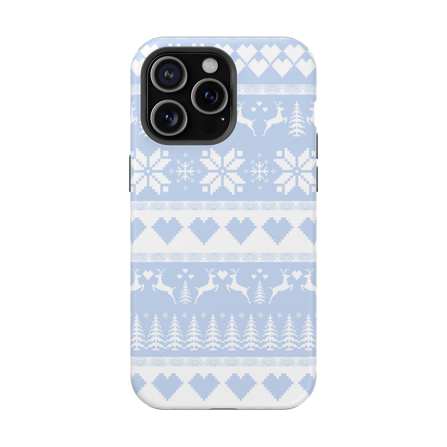 Blue Christmas Sweater iPhone Case