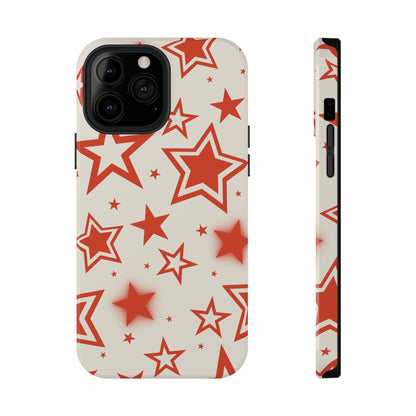 Red Stardust iPhone Case