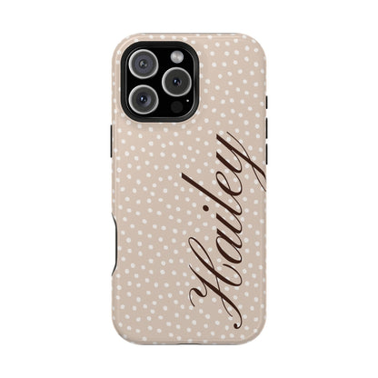 Custom Vanilla Dots iPhone Case