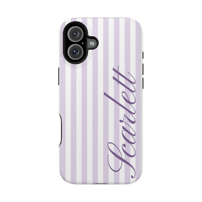 Personalized Lilac Beau iPhone Case
