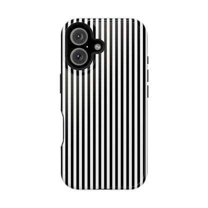 Black Pinstripes iPhone Case