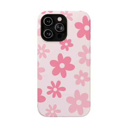 Pink Flower Power iPhone Case