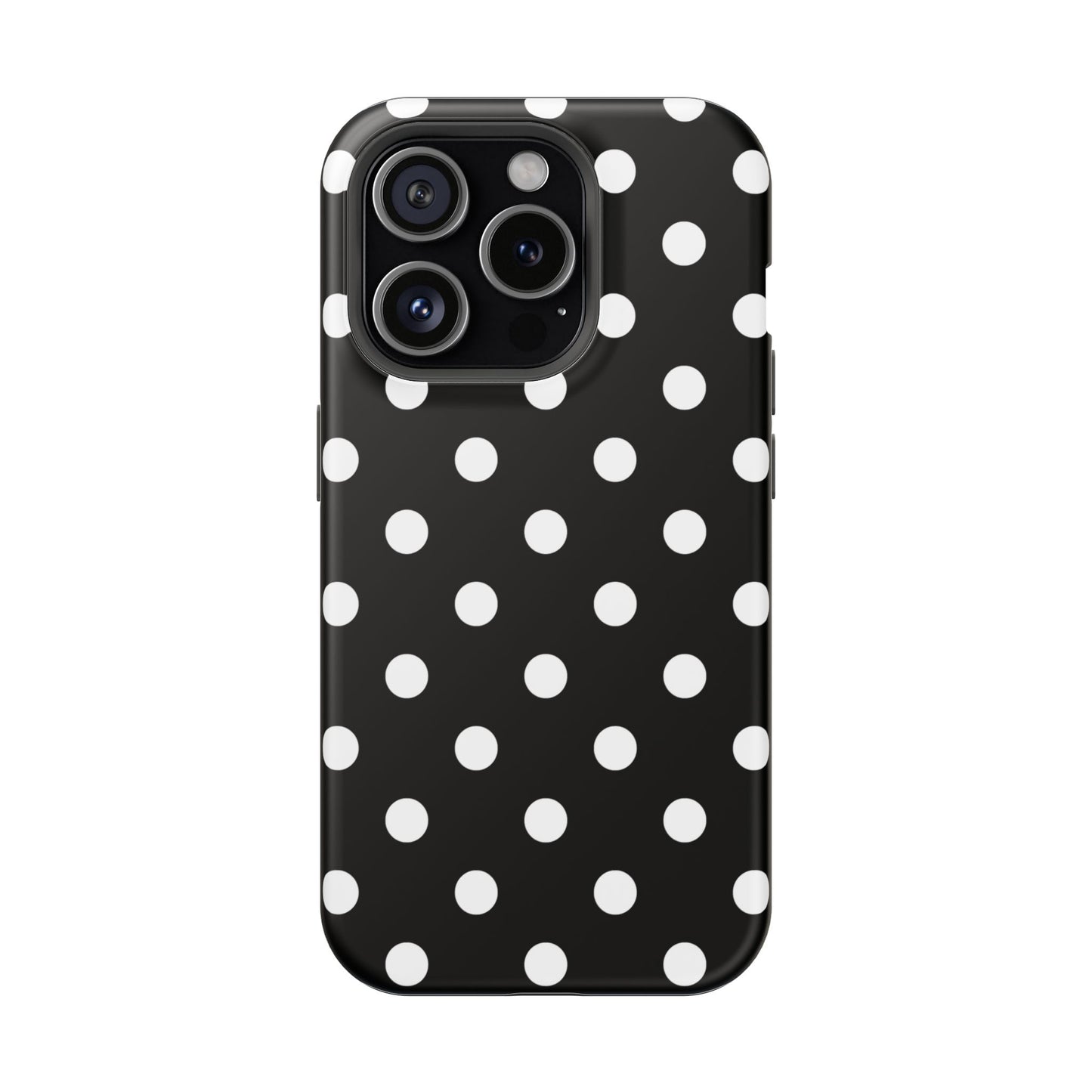 White Polka Dots iPhone Case
