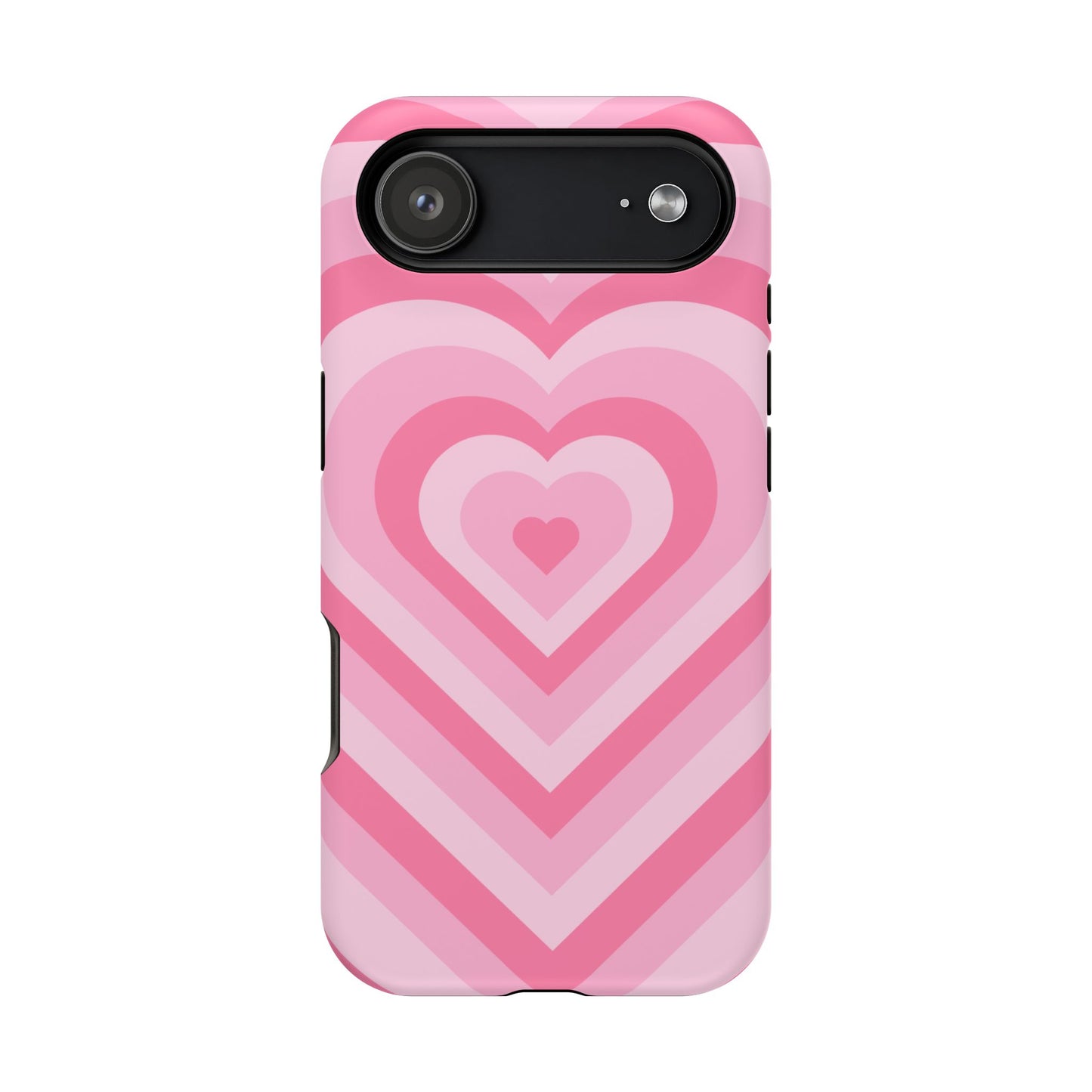 Pink Glowing Hearts iPhone Case
