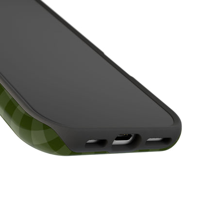 Custom Green Gingham iPhone Case