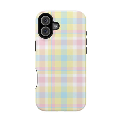 Buttercream Plaid iPhone Case