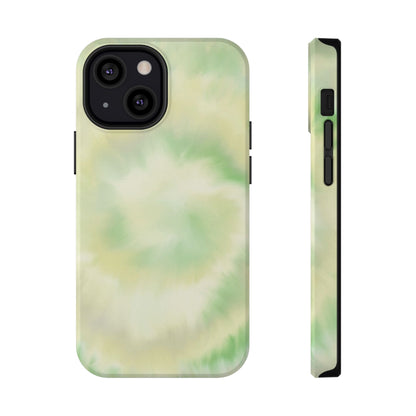 Lime Tie Dye iPhone Case