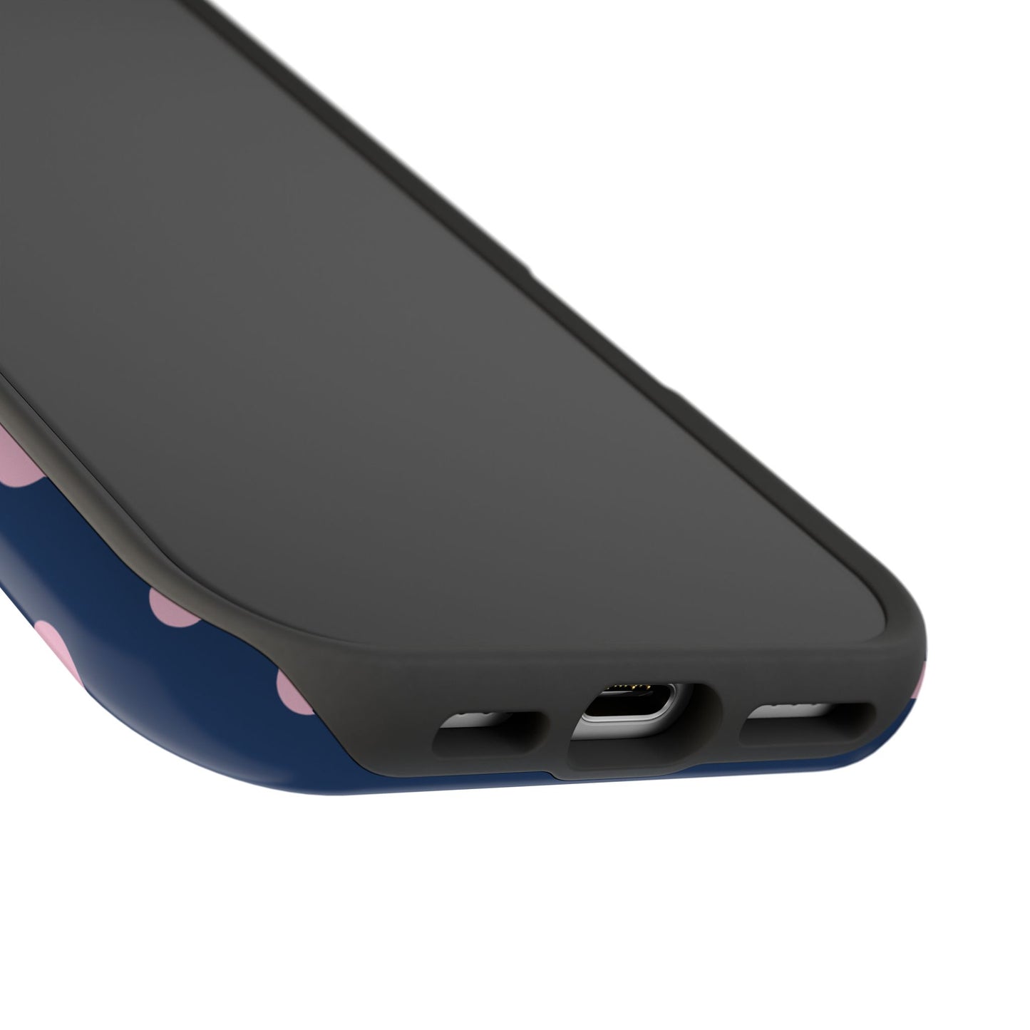 Periwinkle Polka Dots iPhone Case