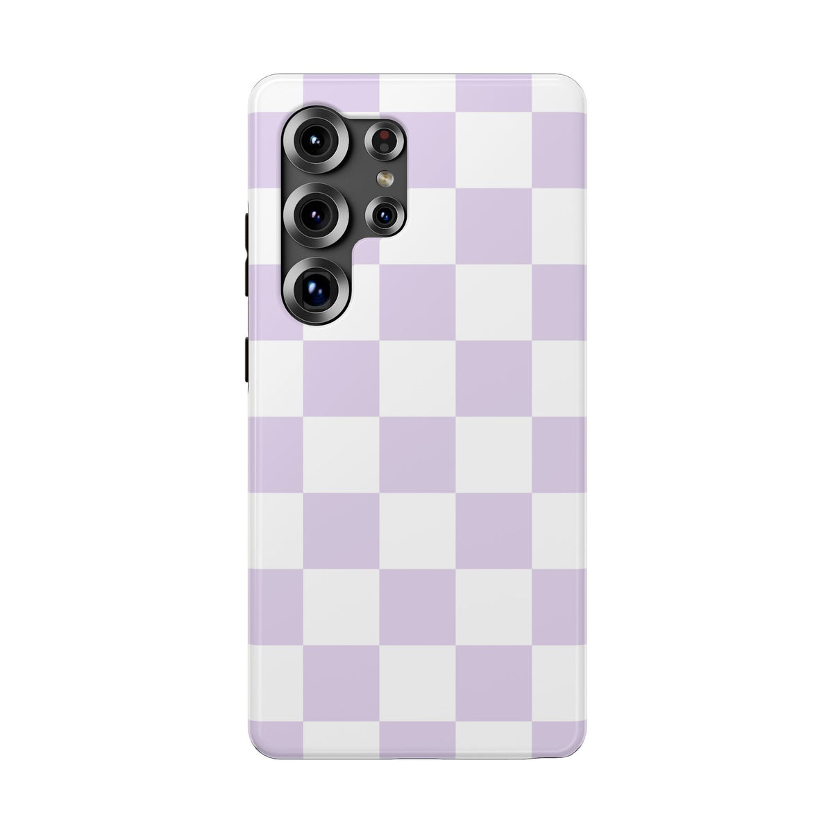 Pastel Purple Checkered Samsung Case