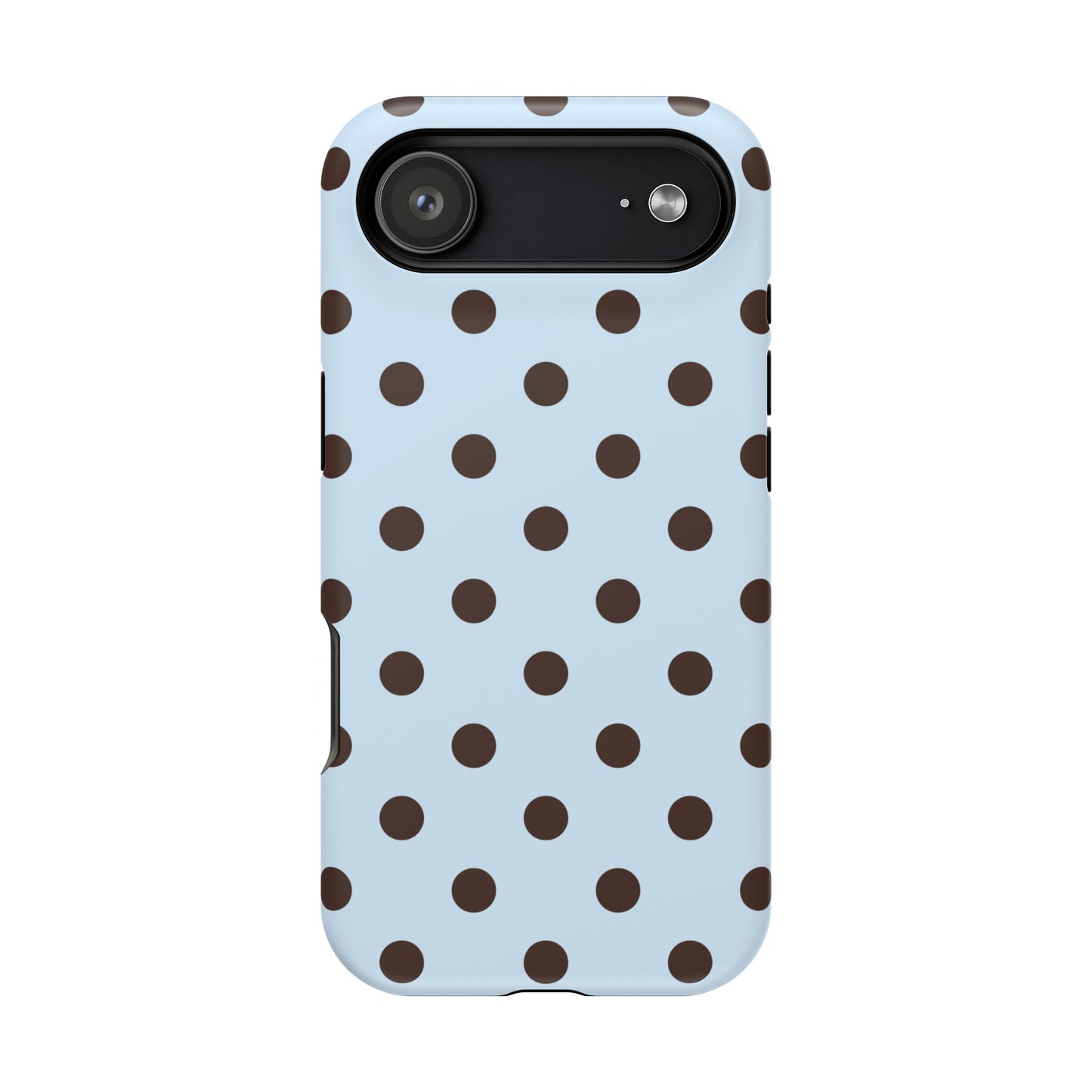 Blueberry Mocha Polka Dots iPhone Case