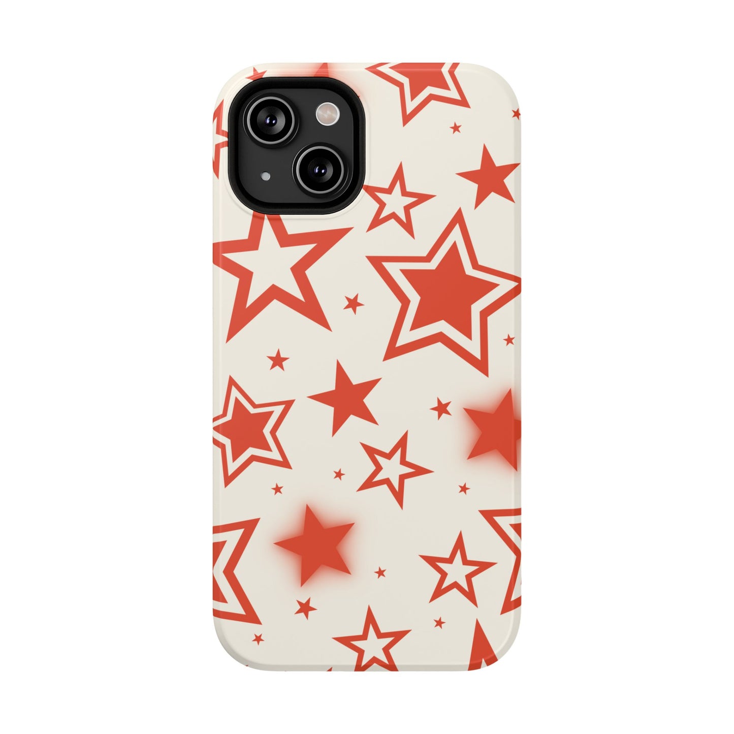 Red Stardust iPhone Case