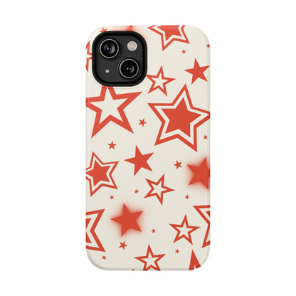 Red Stardust iPhone Case