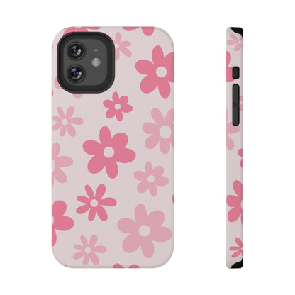 Pink Flower Power iPhone Case