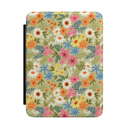 Colorful Posies Kindle Case