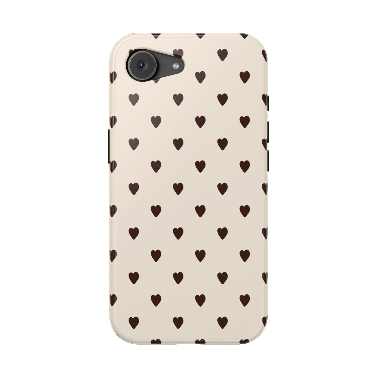 Cocoa Hearts iPhone Case