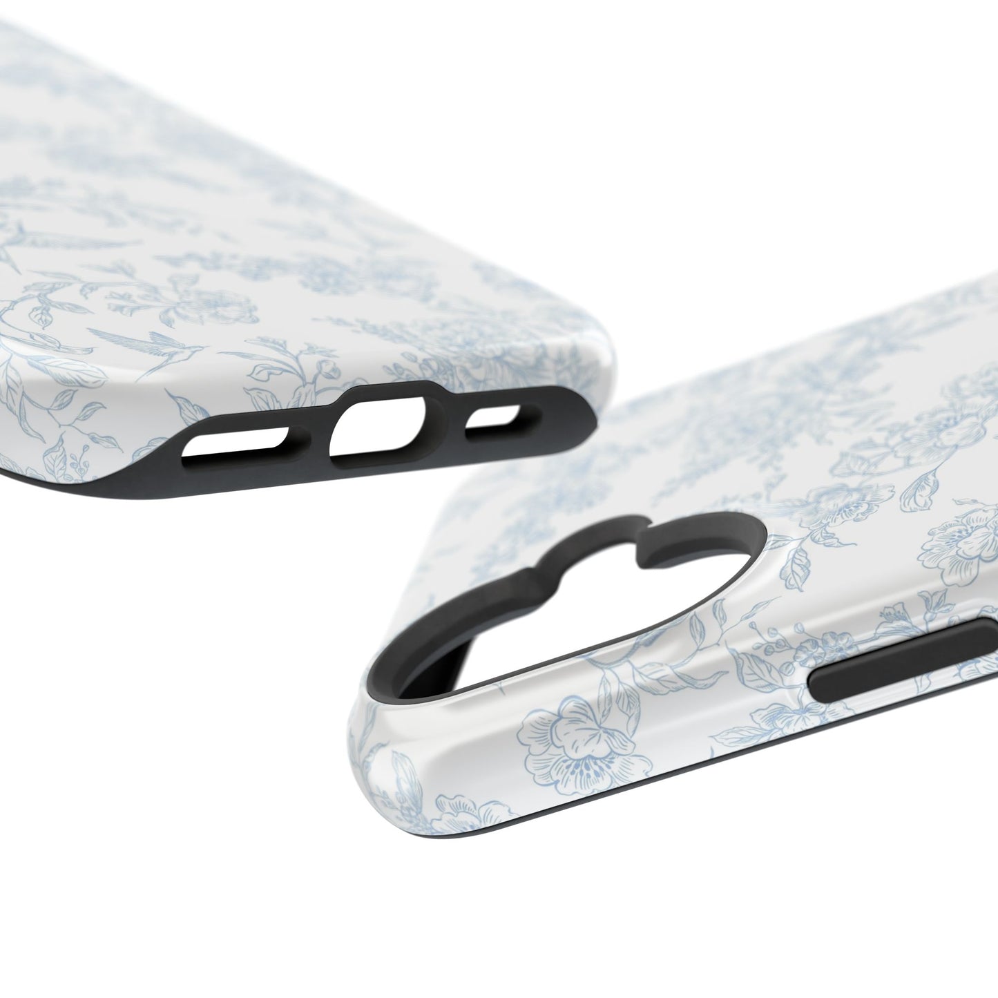 French Blue Toile iPhone Case