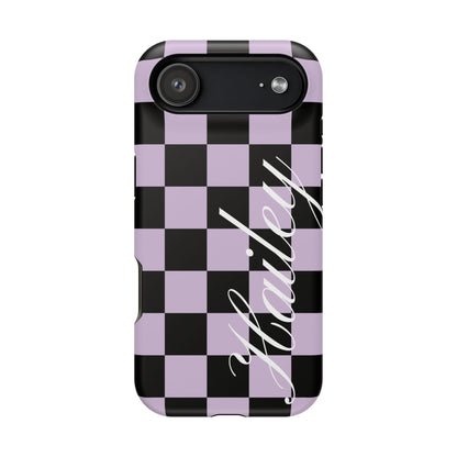 Custom Witchy Checkered iPhone Case