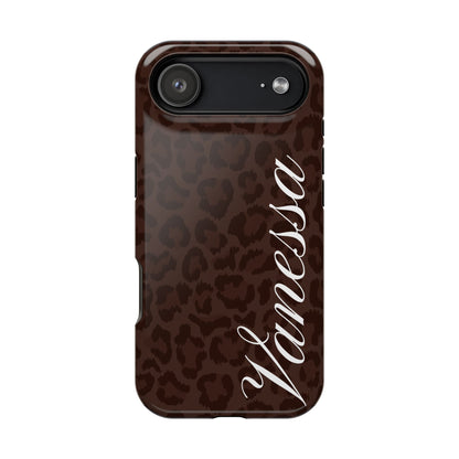 Custom Mocha Leopard iPhone Case