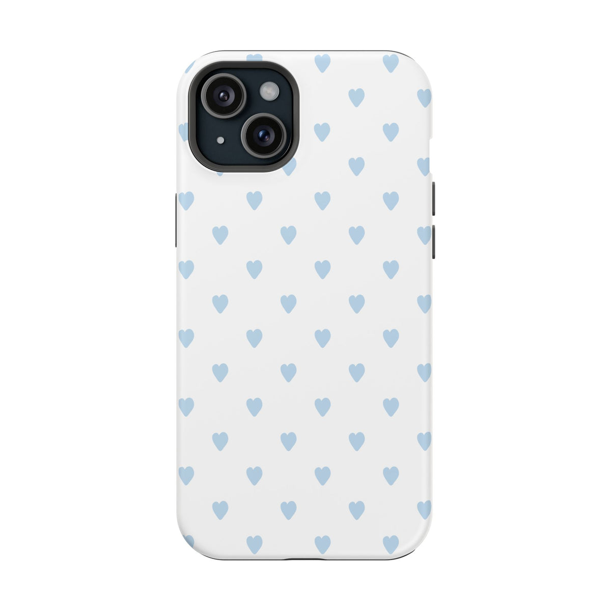 Blue Little Hearts iPhone Case